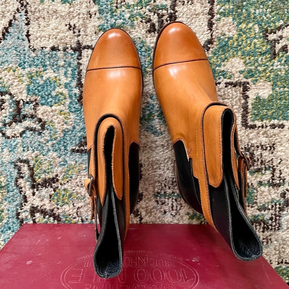 Wolverine Tan and Black Ankle Boots - Picture 3 of 6